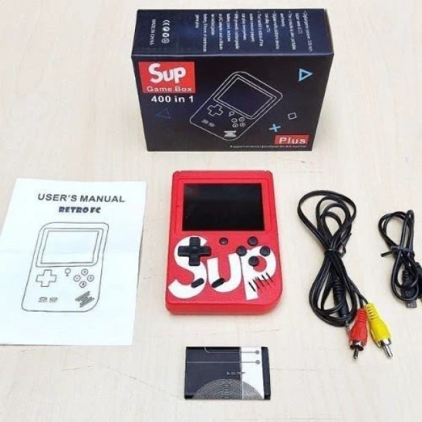 Ретро портативная игровая консоль Retro Gamebox Sup 400 in 1 с джойстиком