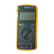 Портативный DT-9205 цифровой мультиметр с дисплеем для измерения силы тока, напряжения и опоры