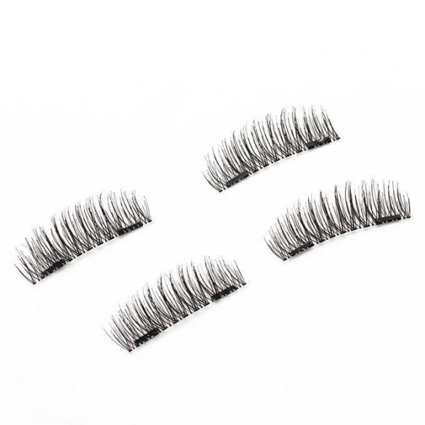Черные ресницы на магнитах Magnetic Eyelashes в косметичке, 2 пары