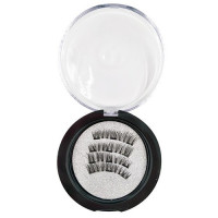 Черные ресницы на магнитах Magnetic Eyelashes в косметичке, 2 пары