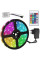 Влагозащищенная светодиодная лента UKC 3528 SMD RGB 5 метров с контроллером и блоком питания