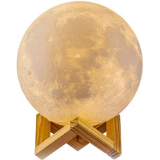 Ночник 3D аккумуляторная Луна Светильник 5 режимов 5 цветов USB 3D Moon Touch