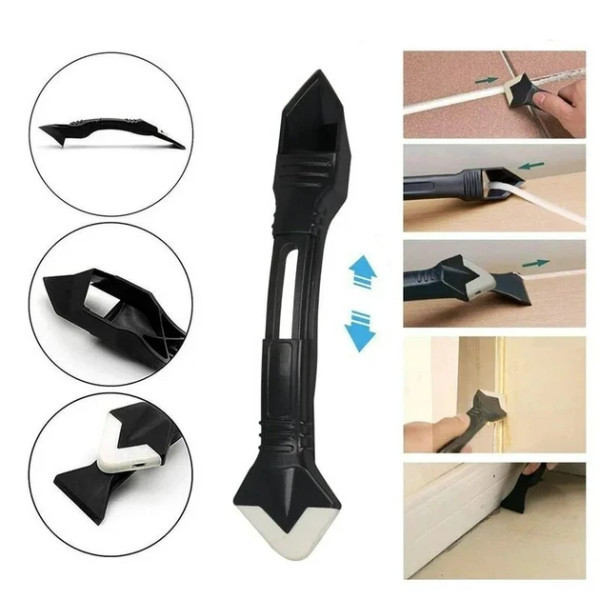 Силиконовый Шпатель-Скребок SILICON TOWEL SCRAPER для герметика и силикона