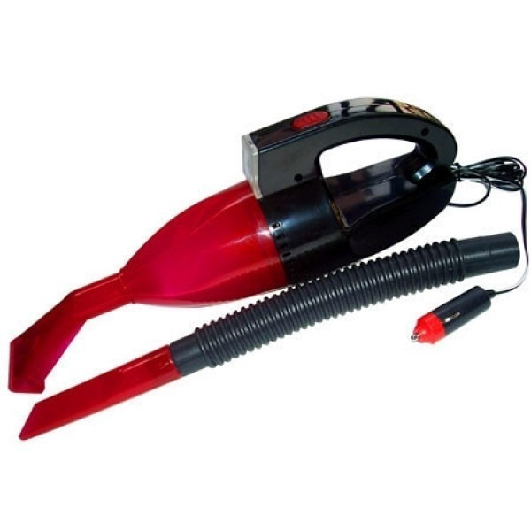 Компактный пылесос для машины CAR VACUUM CLEANER с фонариком