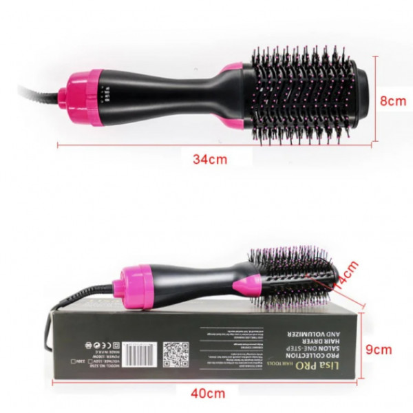 Фен-щетка 3 в 1 One step Hair Dryer мощностью 1000 Вт для укладки волос