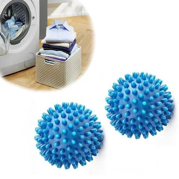 Бельевые мячики для стирки Dryer Balls в комплекте из 2 штук для разбивания комков