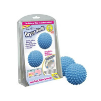 Бельевые мячики для стирки Dryer Balls в комплекте из 2 штук для разбивания комков