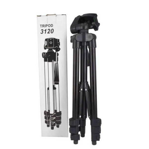 Портативный металлический штатив Tripod 3120 для телефона и фотоаппарата