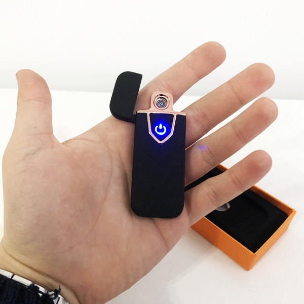 Компактная зажигалка USB-711 спиральная электроимпульсная