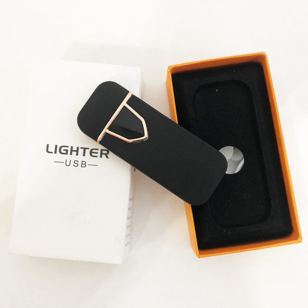 Компактная зажигалка USB-711 спиральная электроимпульсная