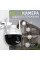 Уличная IP-камера 360 6 МП видеокамера поворотная CAMERA Ap ICSEE 6 mp