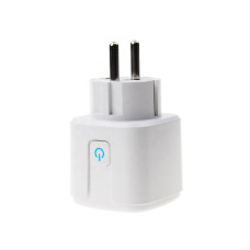 Смарт розетка Tuya 20А Wi-Fi с таймером и счетчиком электроэнергии