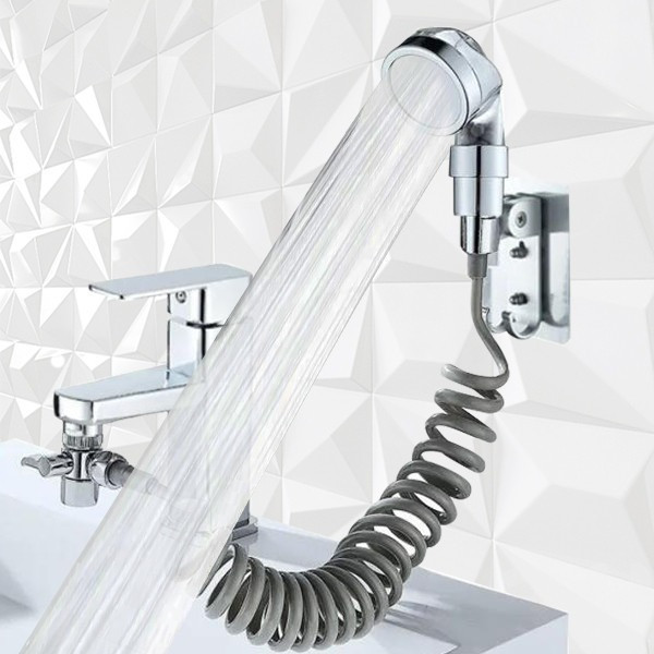 Душевая насадка на кран в умывальник с турмалином Modified Faucet With External Shower