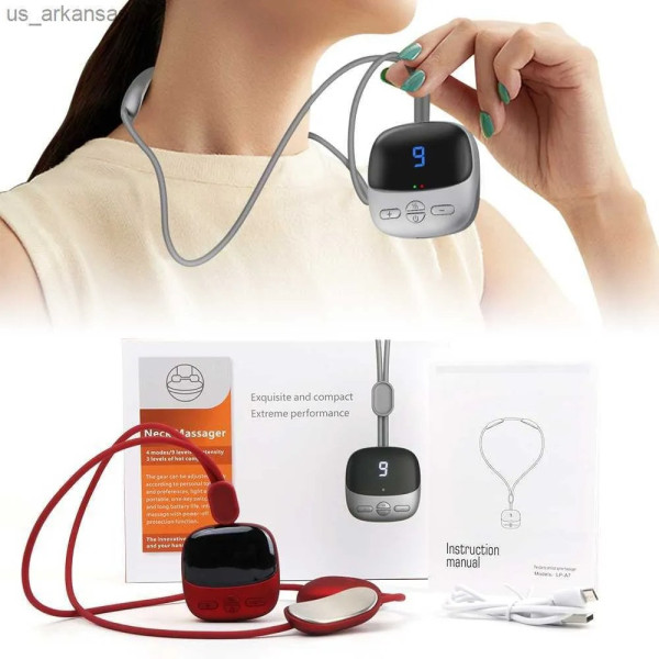 Импульсный электромассажер для шеи и плеч LY-480, NECK MASSAGER электромассажер для трапеции