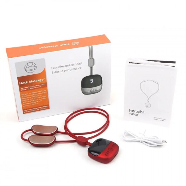 Импульсный электромассажер для шеи и плеч LY-480, NECK MASSAGER электромассажер для трапеции