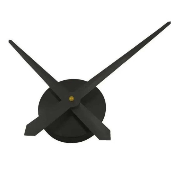 Настенные большие 3D часы ZH1725, диаметр 120 см, дизайнерские, черно-серые