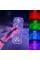 Светодиодный ночник Crystal Rose Ambience в виде хрустальной вазы, 16 цветов RGB