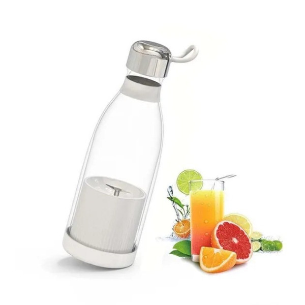 Мини блендер-бутылка для смузи Juicer, портативный аккумуляторный, 350 мл