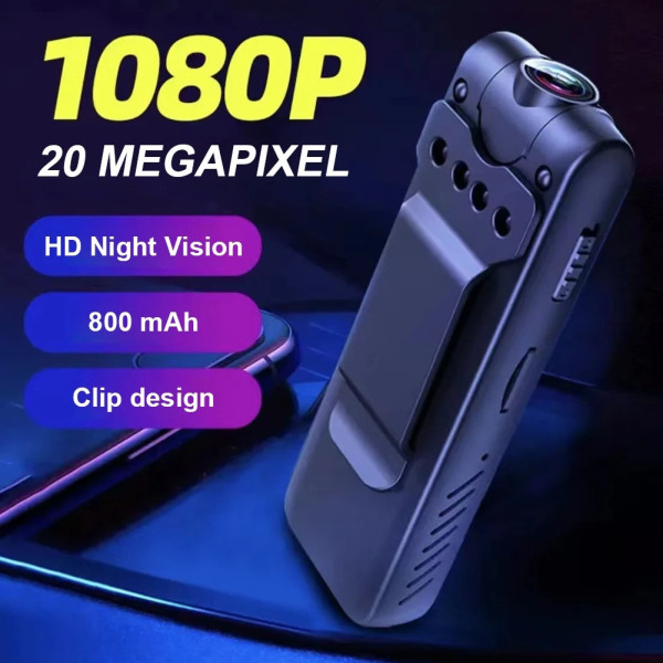 Компактный цифровой видеорегистратор NO109-110, 1080P HD, с Wi-Fi, портативная видеокамера