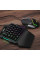 Набор для игр 198I G506: проводная мини-клавиатура и мышь, черные
