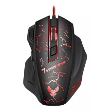 Игровая проводная мышь GAMING MOUSE X7, длина кабеля 1.5 м, черная, с подсветкой