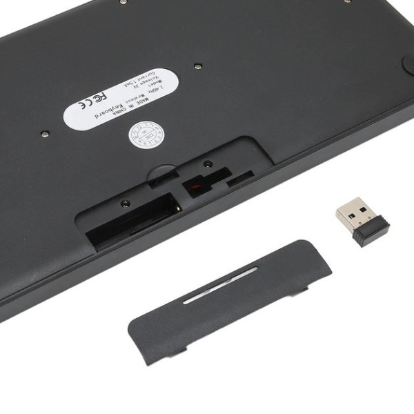 Беспроводной комплект клавиатуры и мыши Wireless 902, черный, для ПК и ноутбуков