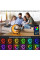 Ночник настольный с беспроводной зарядкой RGB Happy Light Light Sound Machine 24см