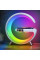 Ночник настольный с беспроводной зарядкой RGB Happy Light Light Sound Machine 24см
