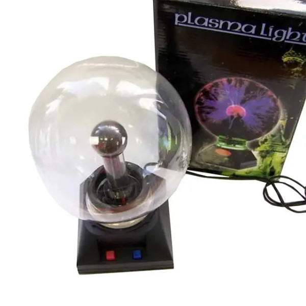 Плазменный Шар с Молниями - Ночник Plasma Light Magic Flash Ball BIG 5 дюймов Настольная лампа!