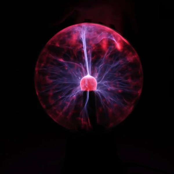 Плазменный Шар с Молниями - Ночник Plasma Light Magic Flash Ball BIG 5 дюймов Настольная лампа!