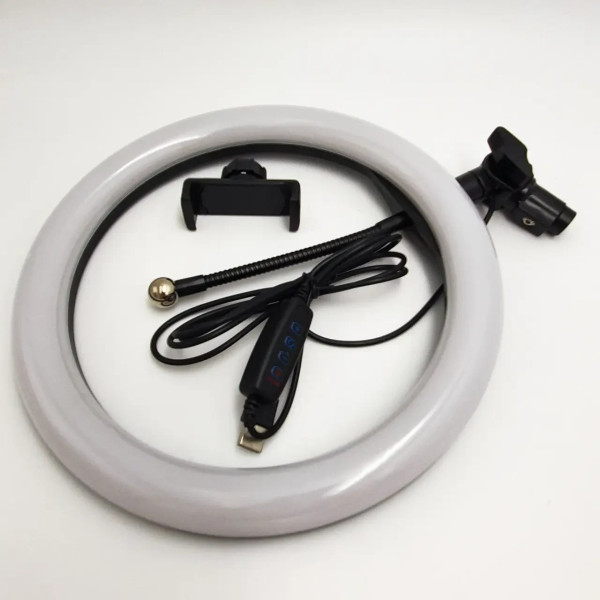 Кольцевая LED лампа 33см 25W с держателем для телефона и Штатив 135см набор блогера кольцевой свет Ring Light