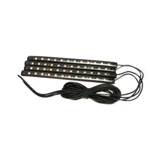 Автомобильная RGB led подсветка для авто, влагозащитная с USB, и управлением со сматфона
