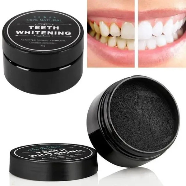Отбеливатель зубов Miracle Teeth Whitener черная зубная паста Средство для отбеливания зубов Miracle Teeth-В