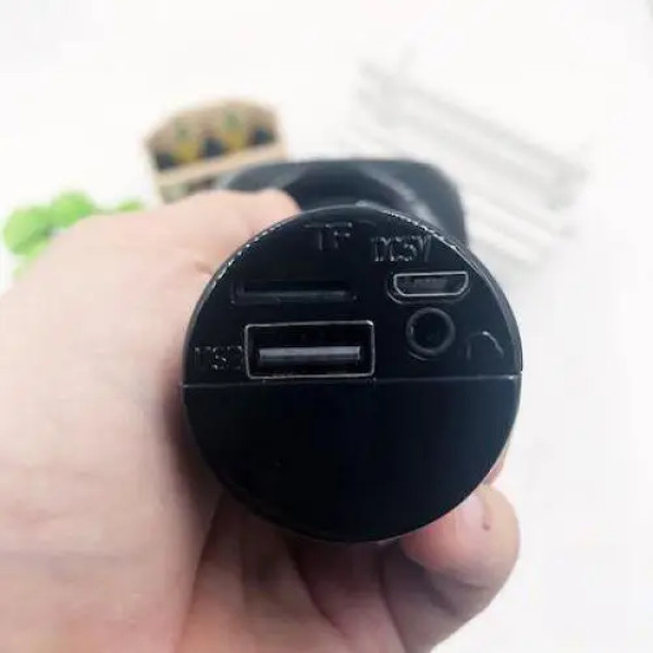 Микрофон караоке WSTER WS-1816 - беспроводной Bluetooth микрофон с cветомузыкой слотом USB и FM тюнером