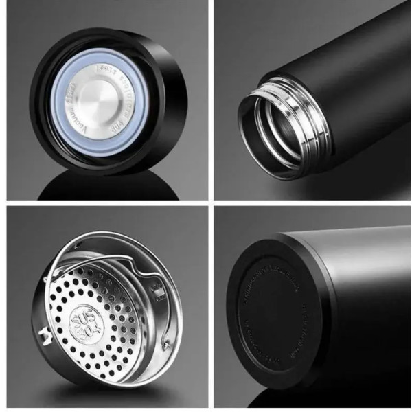 Термос с LED индикатором температуры сенсорный Умный термос с датчиком индикатором температуры 500 мл