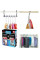 Пластиковая складная вешалка органайзер Wonder Hanger UKC на 10 вешалок