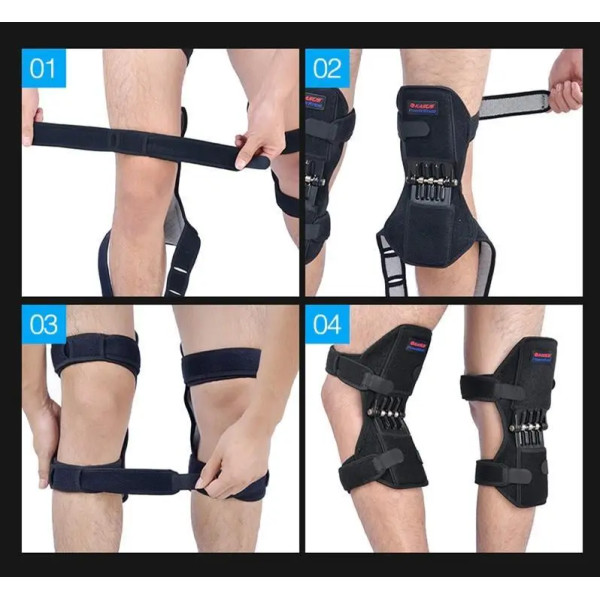 Коленные стабилизаторы Powerknee Nasus Sports усилитель бандаж, фиксатор коленного сустава, универсальный
