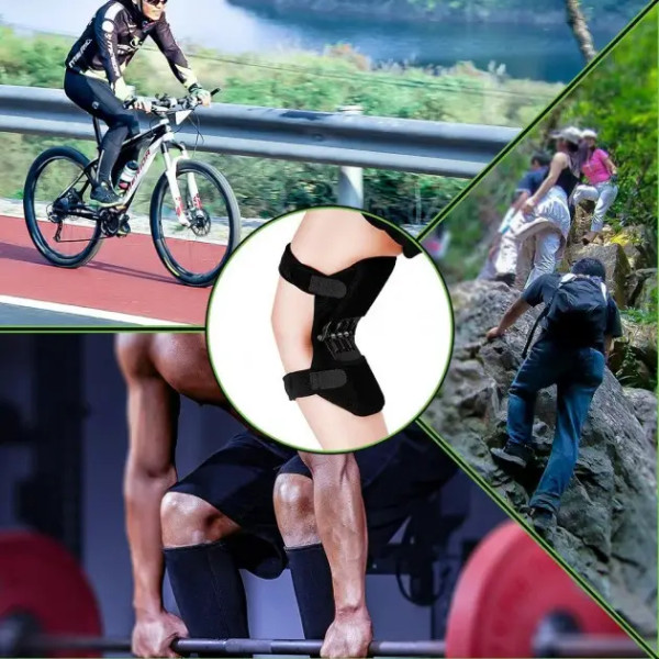 Коленные стабилизаторы Powerknee Nasus Sports усилитель бандаж, фиксатор коленного сустава, универсальный