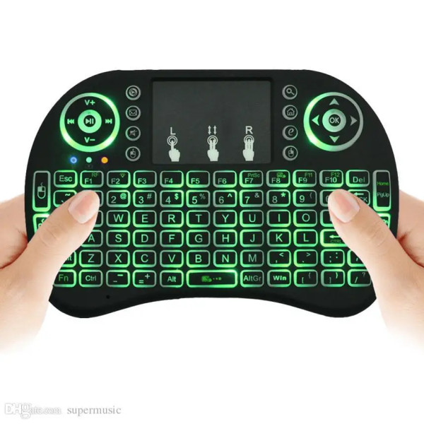 Мини-клавиатура с сенсорной панелью и подсветкой LED MWK08/i8 KEYBOARD