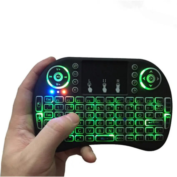 Мини-клавиатура с сенсорной панелью и подсветкой LED MWK08/i8 KEYBOARD