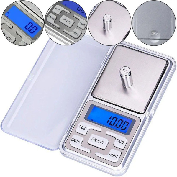 Карманные ювелирные электронные весы Domotec MS-1728C 0,01 - 100 гр с LCD-дисплеем