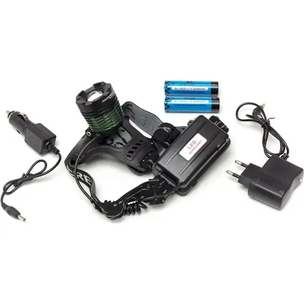 Налобный аккумуляторный фонарик BL-2188B T6 50000W с зумом Светодиодный водонепроницаемый фонарь