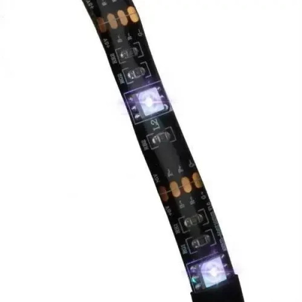 КоСветодиодная лента SMD 5050-RGB для подсветки телевизора 2м Разноцветная, Неоновая LED подсветка