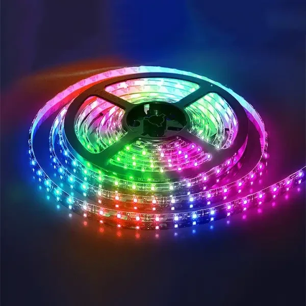 КоСветодиодная лента SMD 5050-RGB для подсветки телевизора 2м Разноцветная, Неоновая LED подсветка
