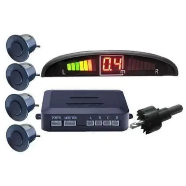 Автомобильный парктроник на 4 датчика + LCD монитор