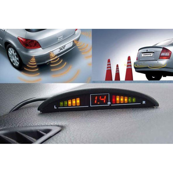 Автомобильный парктроник на 4 датчика + LCD монитор
