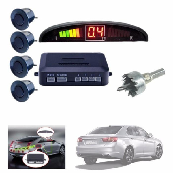 Автомобильный парктроник на 4 датчика + LCD монитор