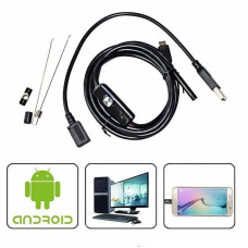 Эндоскопическая камера USB с подсветкой Endoscope camera 2 meter 7mm для iOS и Android