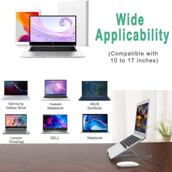 Подставка для ноутбука регулируемая Laptop Stand Черная