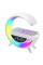 Ночник настольный с беспроводной зарядкой RGB Happy Light Light Sound Machine 24см